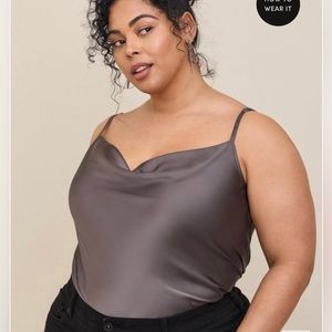 Torrid Satin Cowl Neck Cami New with tags, size 4